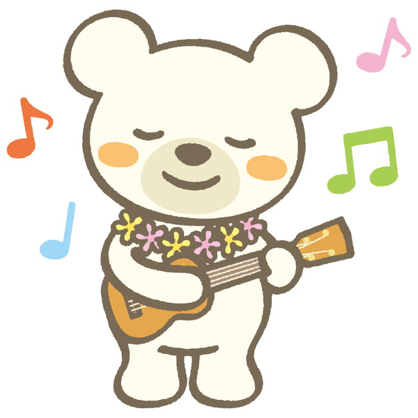 しろくまとギター